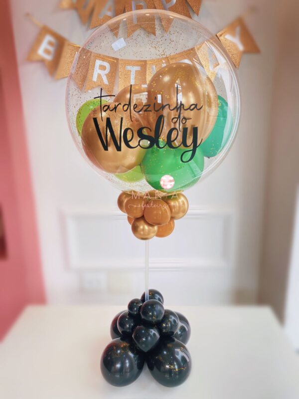 B’DAY - Bubble personalizado com base para mesa - Image 2