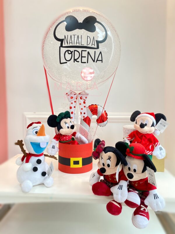 Bolha Disney Encantada – Embalagem Box Mágica com Pelúcia e Neve