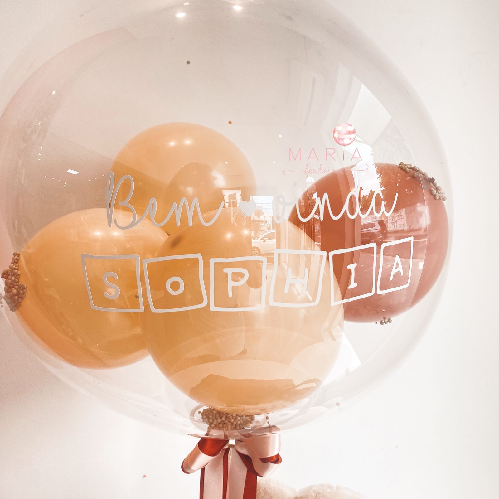 Bem-Vindo(a), Bebê! - Presente Personalizável com Ursinho e Balão - Image 2
