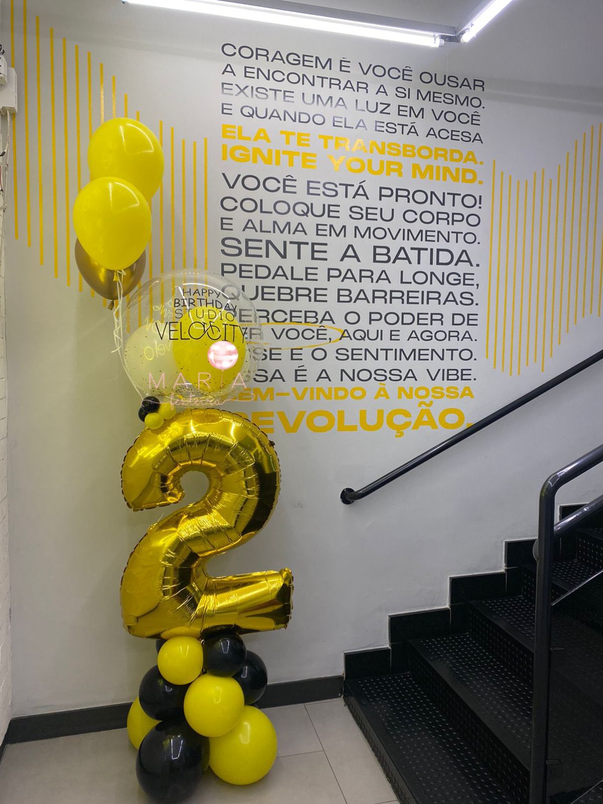 DECORAÇÃO 2 ANOS DE VELOCITY