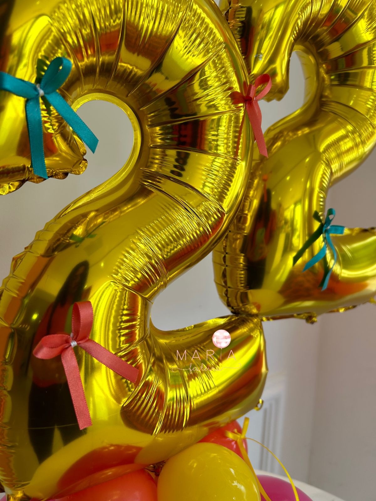 DECORAÇÃO COM BALÕES DE NUMEROS  JUNINA - Image 2