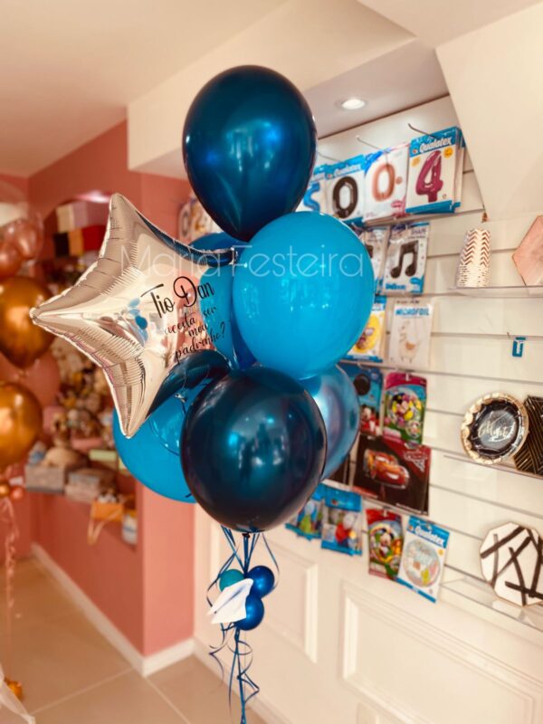 ESPECIAL - Buque de balões com estrelas personalizadas - Image 6