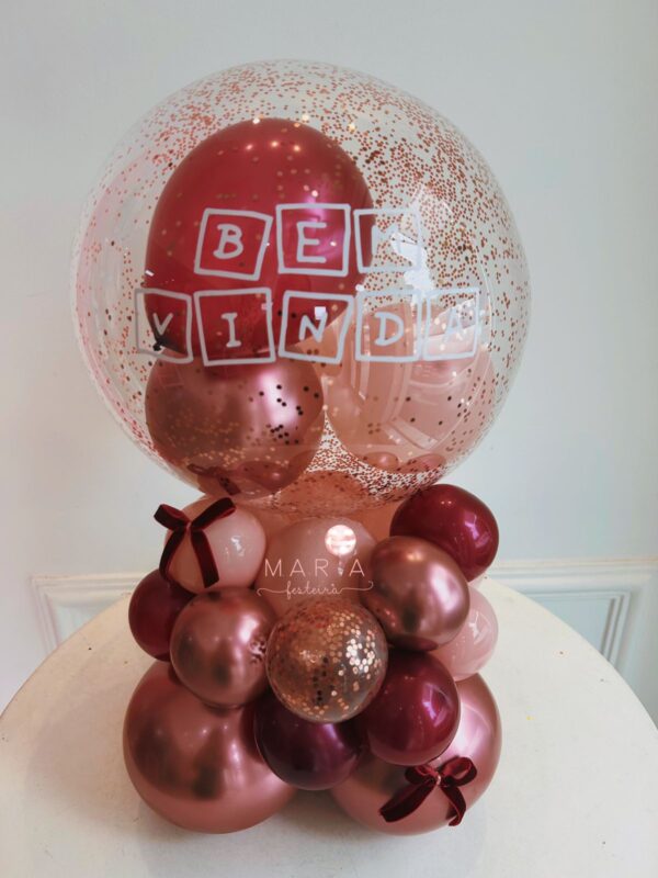 Bem Vinda - Decoração elegante de Maternidade com laços especiais